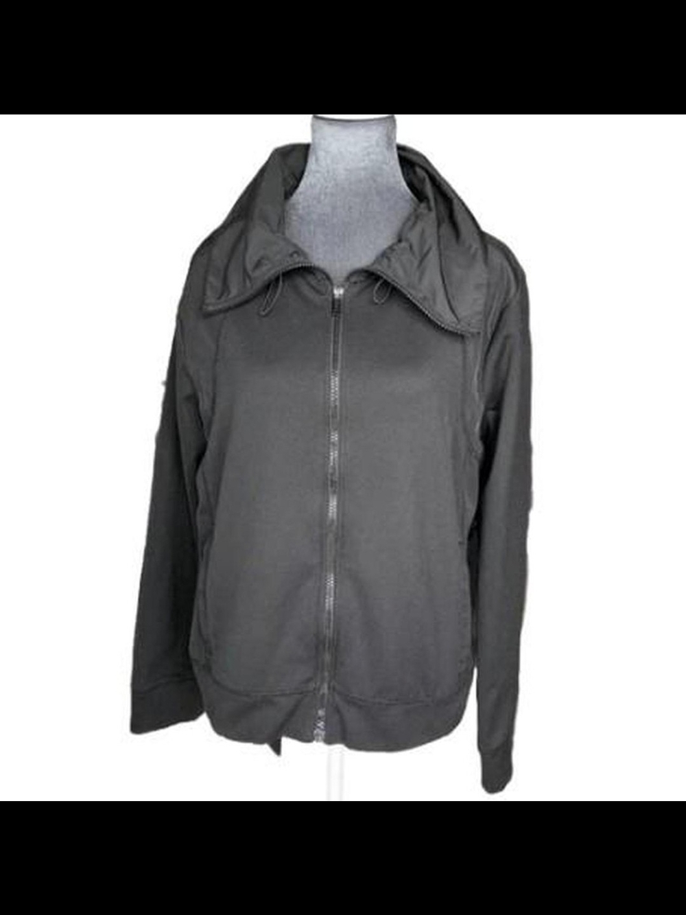 Ralph Lauren Women's Black Zip-Front Jacket